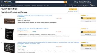 Guest Book Sign: Amazon.com