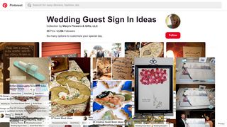 55 Best Wedding Guest Sign In Ideas images | Wedding stuff, Dream ...