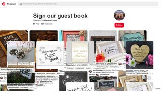 54 Best Sign our guest book images | Wedding guest book, Guest ...