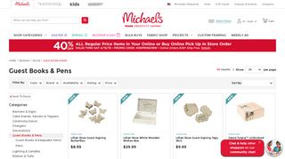 Wedding Guest Books and Pens | Michaels - Michaels Stores
