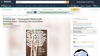 Wedding Decor - Wedding Tree Guest Book Alternative - Amazon.com