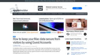 How to keep your Mac data secure from visitors by using Guest Accounts