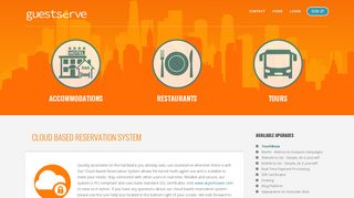 Cloud Based Reservation System: GuestServe Inc
