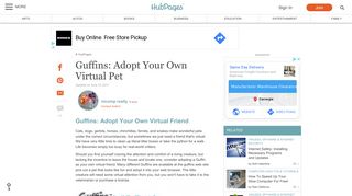 Guffins: Adopt Your Own Virtual Pet | HubPages