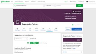 Guggenheim Partners Employee Benefits and Perks | Glassdoor