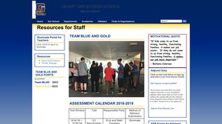 Resources for Staff - Grant Union High School - School Loop