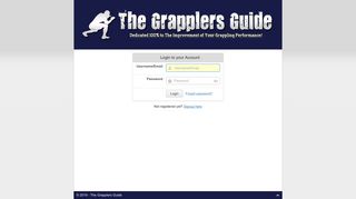 Please login - The Grapplers Guide