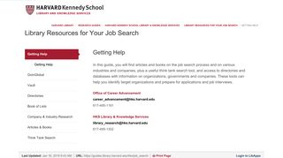 Directories - Library Resources for Your Job Search - Research ...
