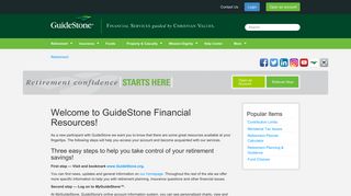 Welcome to GuideStone Financial Resources! - Retirement
