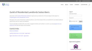 Guild of Residential Landlord Subscribers