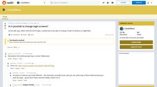 Is it possible to change login screens? : GuildWars - Reddit