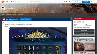 Login rewards from a casual's perspective : Guildwars2 - Reddit