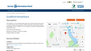 Guildford Homechoice | Surrey Information Point