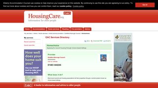 Homechoice in Guildford (Surrey). - Housing Care