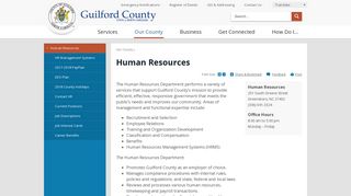 Human Resources | Guilford County, NC