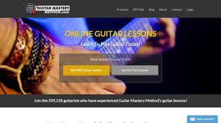 Guitar Mastery Method | Online Guitar Lessons