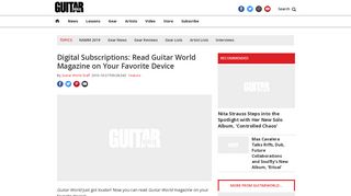 Digital Subscriptions: Read Guitar World Magazine on Your Favorite ...
