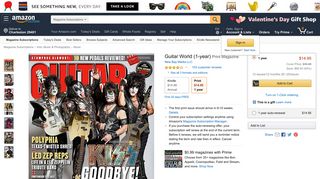 Guitar World (1-year): Amazon.com: Magazines