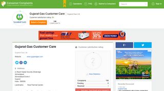 Gujarat Gas Customer Care, Complaints and Reviews