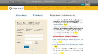 Citizen Login - Digital Gujarat