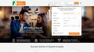 Gujarati Matrimony - The No. 1 Matrimony Site for Gujaratis ...