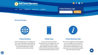 Gulf Coast Educators Federal Credit Union | Account Access • Gulf ...