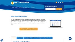 Gulf Coast Educators Federal Credit Union | Online Banking Help ...