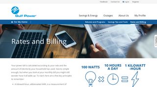 Rates and Billing | Gulf Power