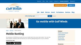Gulf Winds: Mobile Banking