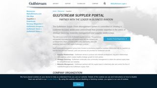 Gulfstream Aerospace - Resources - Supplier Portal