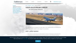 Gulfstream Aerospace - Careers - Application Process