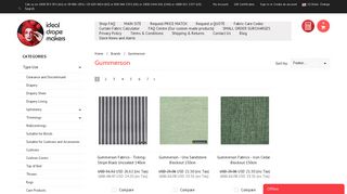 Ideal Drape Makers | Products from Gummerson Fabrics