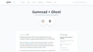 Ghost + Gumroad Integration