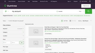 my account | Gumtree Australia Free Local Classifieds