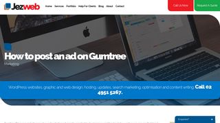 How to post an ad on Gumtree | Jezweb