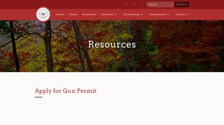 Apply for Gun Permit - City of Richmond Indiana