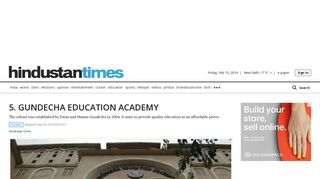 5. GUNDECHA EDUCATION ACADEMY | mumbai news | Hindustan ...