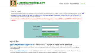 SIGN IN - Gurukripamarriage.com