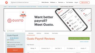 Gusto Payroll Reviews 2019 | G2 Crowd