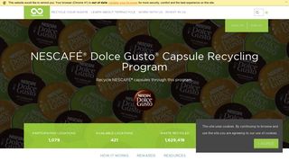 NESCAFÉ® Dolce Gusto® Capsule Recycling Program - · TerraCycle