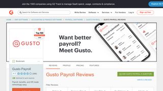 Gusto Payroll Reviews 2019 | G2 Crowd