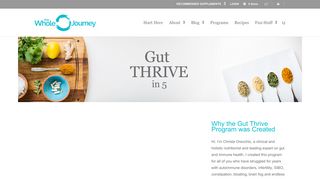Gut Thrive In 5 Program | The Whole Journey