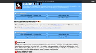 Delete your Gutefrage account | accountkiller.com