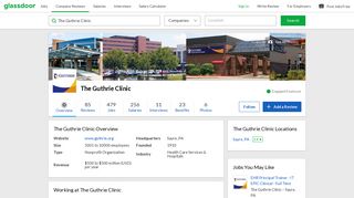 Working at The Guthrie Clinic | Glassdoor