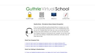 Guthrie Virtual School, Guthrie Common School District, Guthrie Texas ...