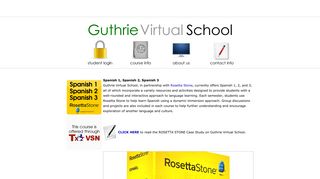 Spanish 1, Spanish 2, Spanish 3 - Guthrie Virtual School, Guthrie ...