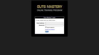 Guts Mastery (Login)... - SeductionSingapore