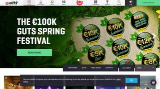 Online Casino | €100 Welcome Bonus + 100 Free Spins - Guts