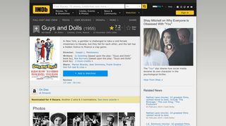 Guys and Dolls (1955) - IMDb