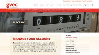 Manage Your Account - Guadalupe Valley Electric Cooperative